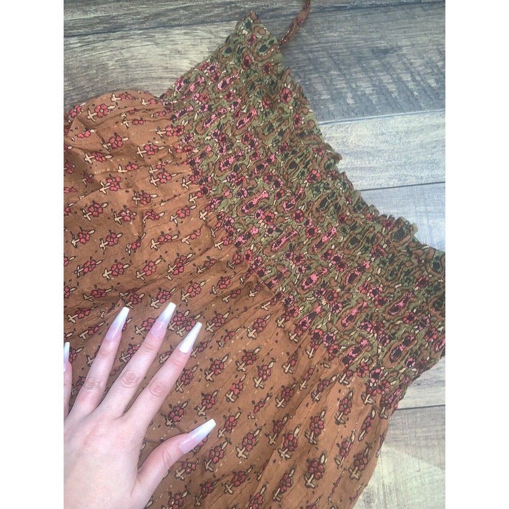 Cottagecore Y2k Prairie Rhinestone Fairycore Boho Skirt summer festival sparkle - Picture 6 of 7